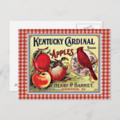 Carte postale Apple vintage (Devant / Derrière)