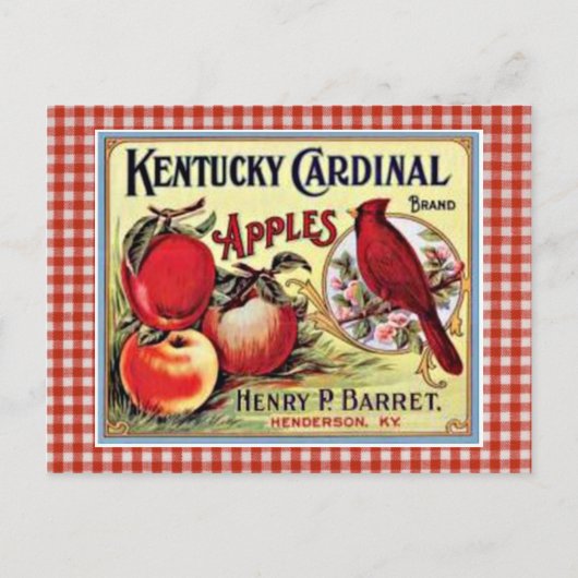 Carte postale Apple vintage (Devant)