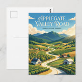 Carte Postale Applegate Valley Road États-Unis (Devant / Derrière)