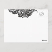 Carte Postale Application au henné (Dos)