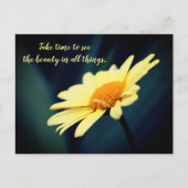 Carte Postale Application Inspirante Apprécier la Beauté  (Devant)