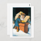 Carte Postale Apporter des jouets pour les bonnes filles et les  (Devant / Derrière)