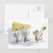 Carte postale : Apporter le fromage (avec des oliv (Devant / Derrière)