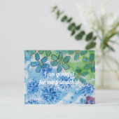 Carte Postale Appréciation d'amitié (Debout devant)