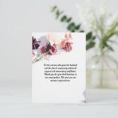 Carte postale appréciation de la femme du pasteur  (Debout devant)