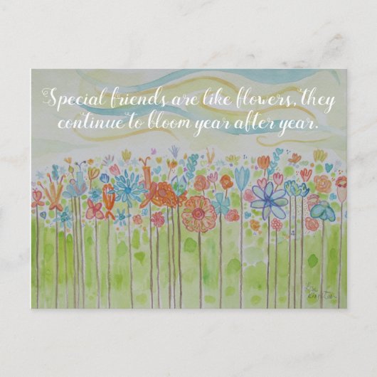 Carte Postale Appréciation de l'amitié (Devant)