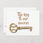 Carte Postale Appréciation du Merci client de l'employé (Devant / Derrière)