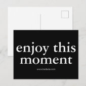 Carte Postale apprécie ce moment (Devant / Derrière)