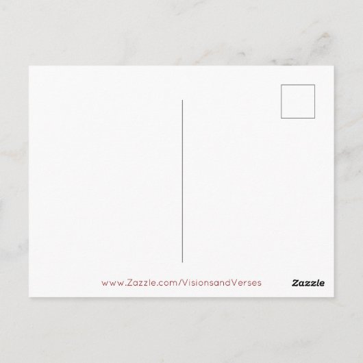 Carte Postale Apprécier le pasteur de reconnaissance (Dos)