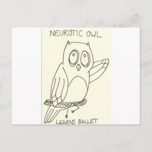 Carte Postale . . . apprend ballet (Devant)