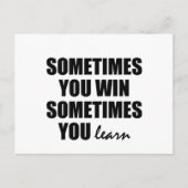 Carte Postale apprendre (Devant)