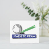 Carte Postale Apprendre à dessiner (Debout devant)