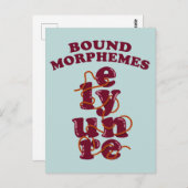 Carte Postale Apprentissage de la phonétique de l'anglais par le (Devant / Derrière)