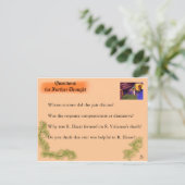 Carte Postale Apprentissage de la vie juive : Vacances à Bikur/Q (Debout devant)