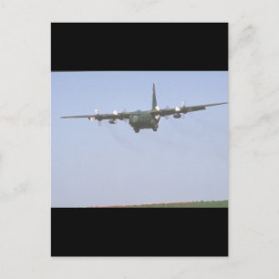 Carte Postale Approche C-130 Hercules_Aéronefs militaires