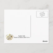 Carte Postale Approche de Como (Dos)