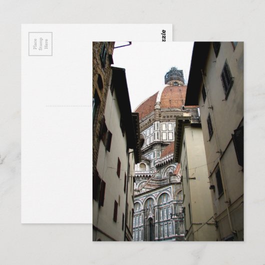 Carte Postale Approche de la Basilique (Devant / Derrière)