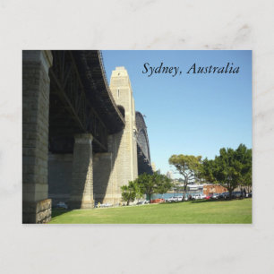 Carte Postale approche de sydney bridge