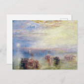 Carte Postale Approche de Venise par William Turner (Devant / Derrière)