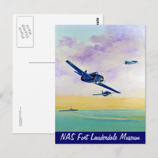 Carte Postale Approche finale (Devant / Derrière)