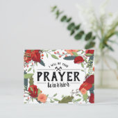 Carte Postale Appui, religieux, je votre guerrier de prière (Debout devant)