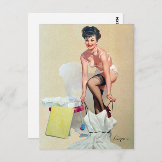 Carte Postale Appuyer sur (Devant / Derrière)