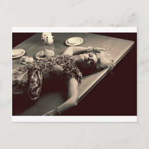 Carte Postale Après la fête du thé