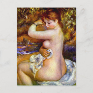 Carte Postale Après le bain de Pierre Renoir