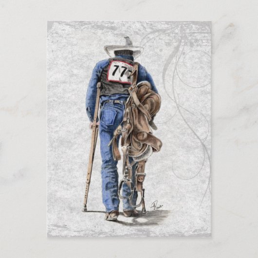 Carte Postale Après le rodéo (Devant)