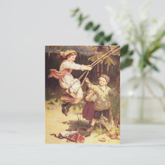 Carte Postale Après l'école (Debout devant)