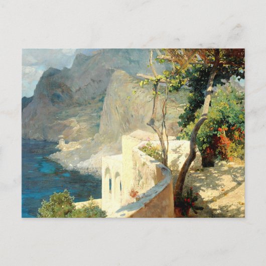 Carte Postale Après-midi d'été calme à Capri, Brioschi Othmar (Devant)