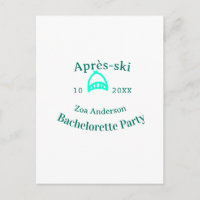 Après-ski enterrement de vie de jeune fille chapea