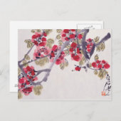 Carte Postale Apricot Blossoms (Devant / Derrière)