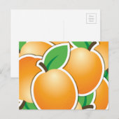 Carte Postale Apricot funky (Devant / Derrière)