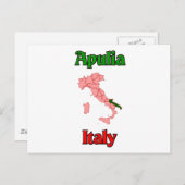 Carte Postale Apulia Italie (Devant / Derrière)