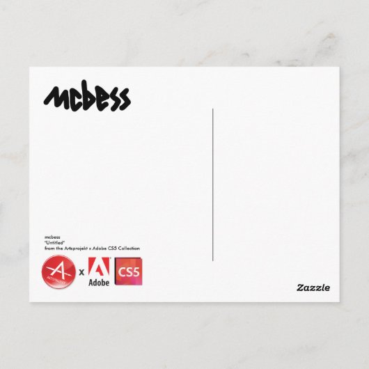 Carte Postale APxAdobe CS5 - MCBESS (Dos)