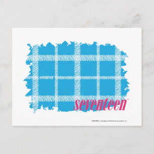 Carte Postale Aqua 4 plaid