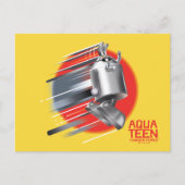 Carte Postale Aqua Ado Hunger Force Rabbot (Devant)