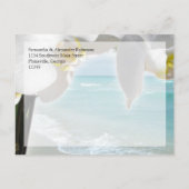 Carte postale "Aqua Beach Orchid" pour annoncer un (Dos)