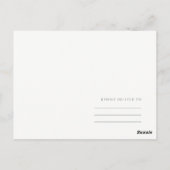 CARTE POSTALE AQUA DOUX COULEUR D'EAU BLEU MERCI FLORAL (Dos)