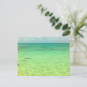 Carte Postale Aqua Green Ocean | Turks and Caicos Photo (Debout devant)