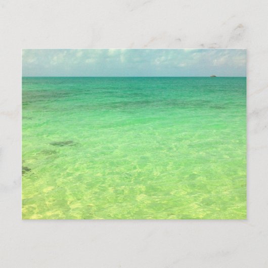 Carte Postale Aqua Green Ocean | Turks and Caicos Photo (Devant)