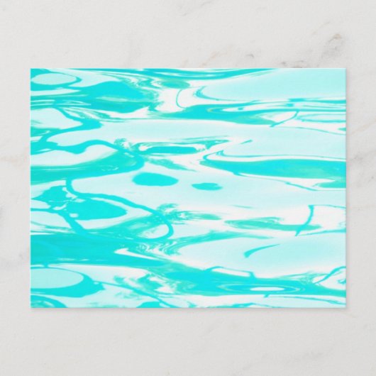Carte Postale Aqua Green Pool Water Abstract (Devant)