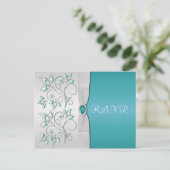 Carte postale Aqua-marine et Silver R.S.V.P. (Debout devant)