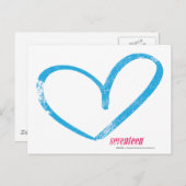 Carte Postale Aqua OpenHeart (Devant / Derrière)