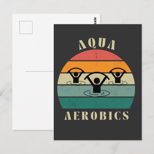 Carte Postale aquagym (Devant / Derrière)
