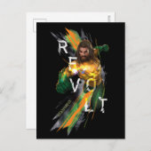 Carte Postale Aquaman | Aquaman "Revolt" - Graphique commenté (Devant / Derrière)