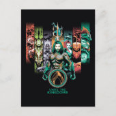Carte Postale Aquaman | Graphique d'Atlanteans "Unite The Kingdo (Devant)