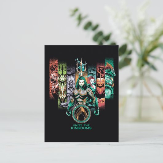 Carte Postale Aquaman | Graphique d'Atlanteans "Unite The Kingdo (Debout devant)