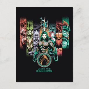 Carte Postale Aquaman   Graphique d'Atlanteans "Unite The Kingdo